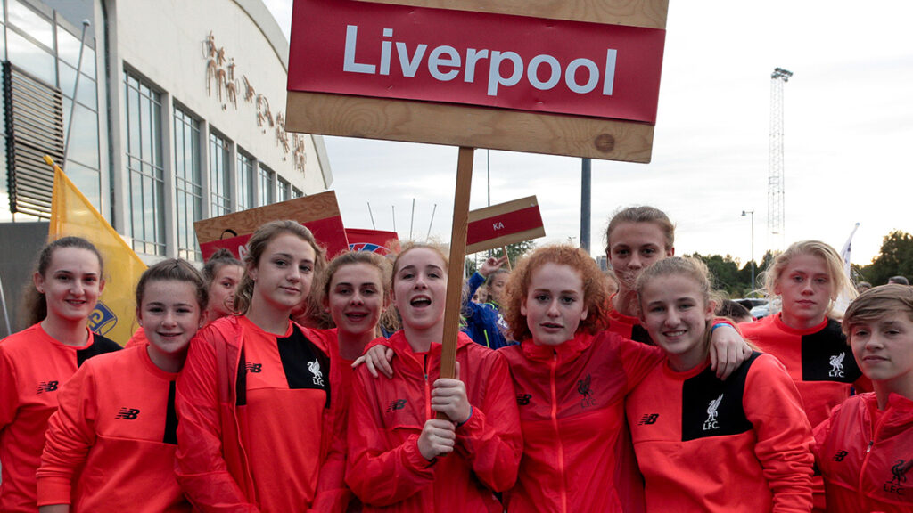Liverpool Football Team attending the Rey Cup Football Tournament in Iceland