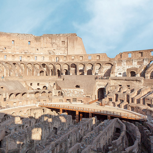 The Colosseum in Rome Italy