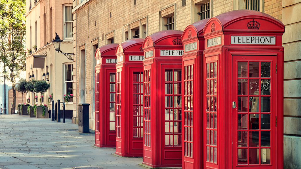 London phone boxes