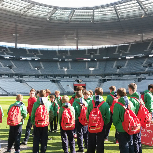 School group in Stade De France