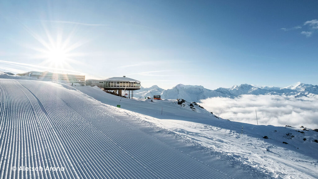 Top of the mountain in Aletsch Arena- photos from Aletsch Arena